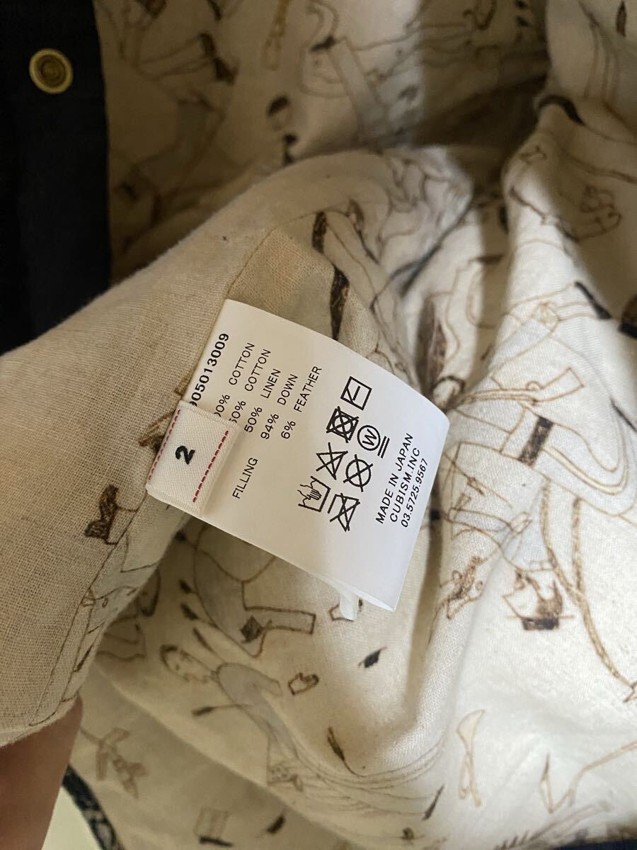 VISVIM KERCHIEF DOWN JKT KOFU — label