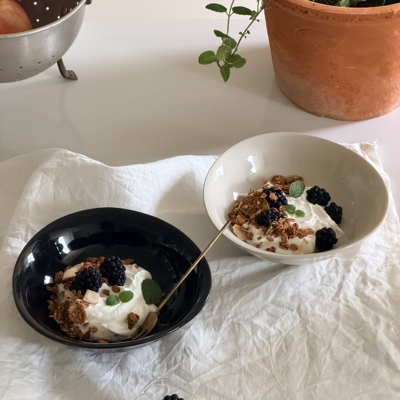 〔敞口碗〕不规则陶瓷早餐碗酸奶碗麦片碗高温陶瓷 菌子食堂