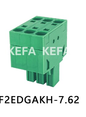 定制KF2EDGAKH 2EDGAKHM （G) 7.62mm免螺丝插拔式PCB接线端子