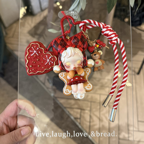 泡泡玛特SP许愿时间到钥匙扣车钥匙扣包包挂饰车挂件圣诞礼物