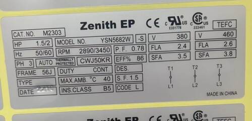 YSN5682W  YSN5654K-2  上海金陵电机股份有限公司/上海金陵雷戈