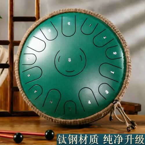 钛金钢梵音空灵鼓15音钢舌鼓14寸忘忧鼓13音钛钢专业级鼓乐器