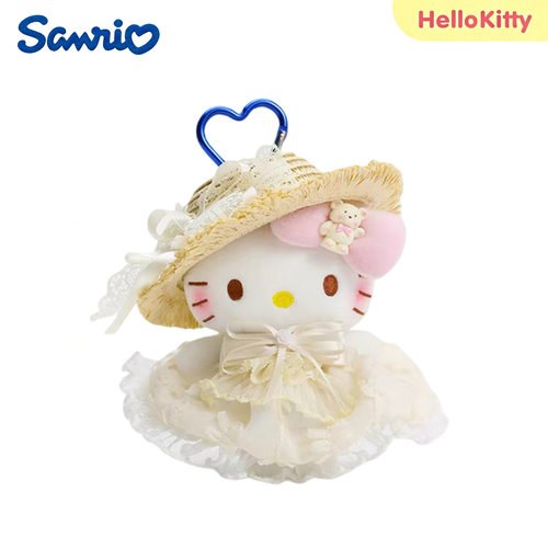 正版三丽鸥HelloKitty毛绒挂件女