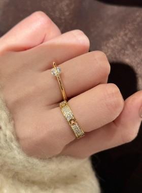 S925纯银招财进宝古币造型戒指