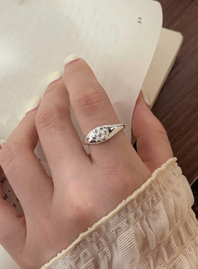 s925纯银阿嬷的情书同款戒指女