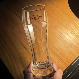 日本进口朝日Asahi BEER SUPRR DRY扎啤杯日式玻璃杯 啤酒杯水杯