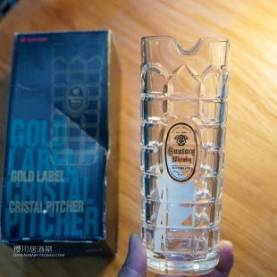 日本SUNTORY 三得利LTD WHISKEY 1899角杯龟甲型玻璃杯威士忌酒杯