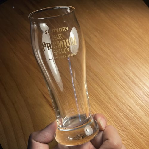 日本三得利日式玻璃啤酒杯
