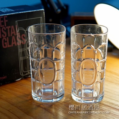 【2个一盒】日本 三得利SUNTORY WHISKEY玻璃杯 角牌威士忌酒杯