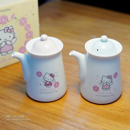 2个一盒 Sanrio三丽鸥Hello Kitty凯蒂猫KT猫陶瓷调味壶油壶醋壶