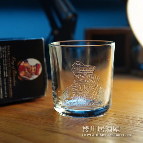 日本BLACK NIKKA Clear朝日妮卡玻璃酒杯 国王威士忌酒杯烈酒冰杯