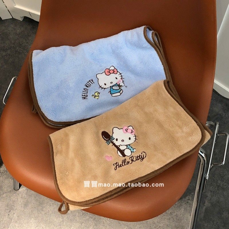 加厚款家用毛巾可爱猫咪卡通珊瑚绒面巾女加厚吸水毛巾