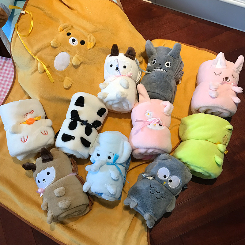 秋冬韩国原宿卡通动物珊瑚绒空调毯可爱学生宿舍毛毯办公室午休毯在类目 床上用品, 休闲毯/毛毯/绒毯中 - 来自Buy2taobao.com提供专业的淘宝代购服务