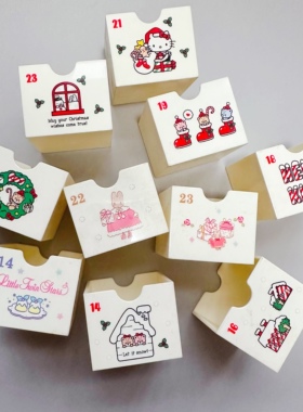 满38元包邮日单散货可爱创意茉莉兔圣诞kitty桌面小型迷你收纳盒