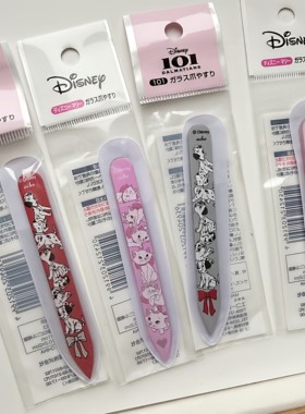 满38元包邮日本可爱101狗玛丽猫磨指甲锉护理打磨棒条美甲工具