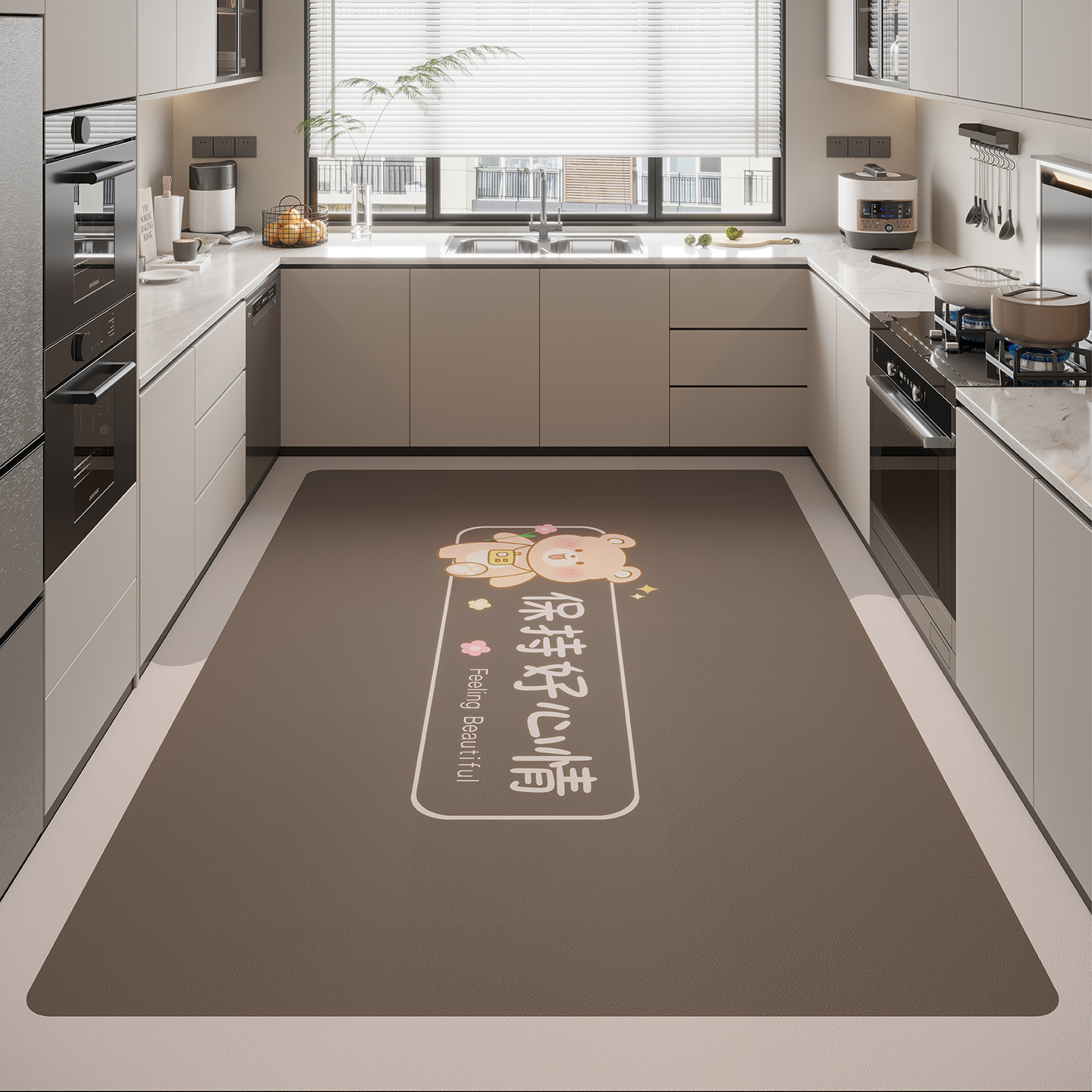 耐脏防滑吸水吸油可水洗