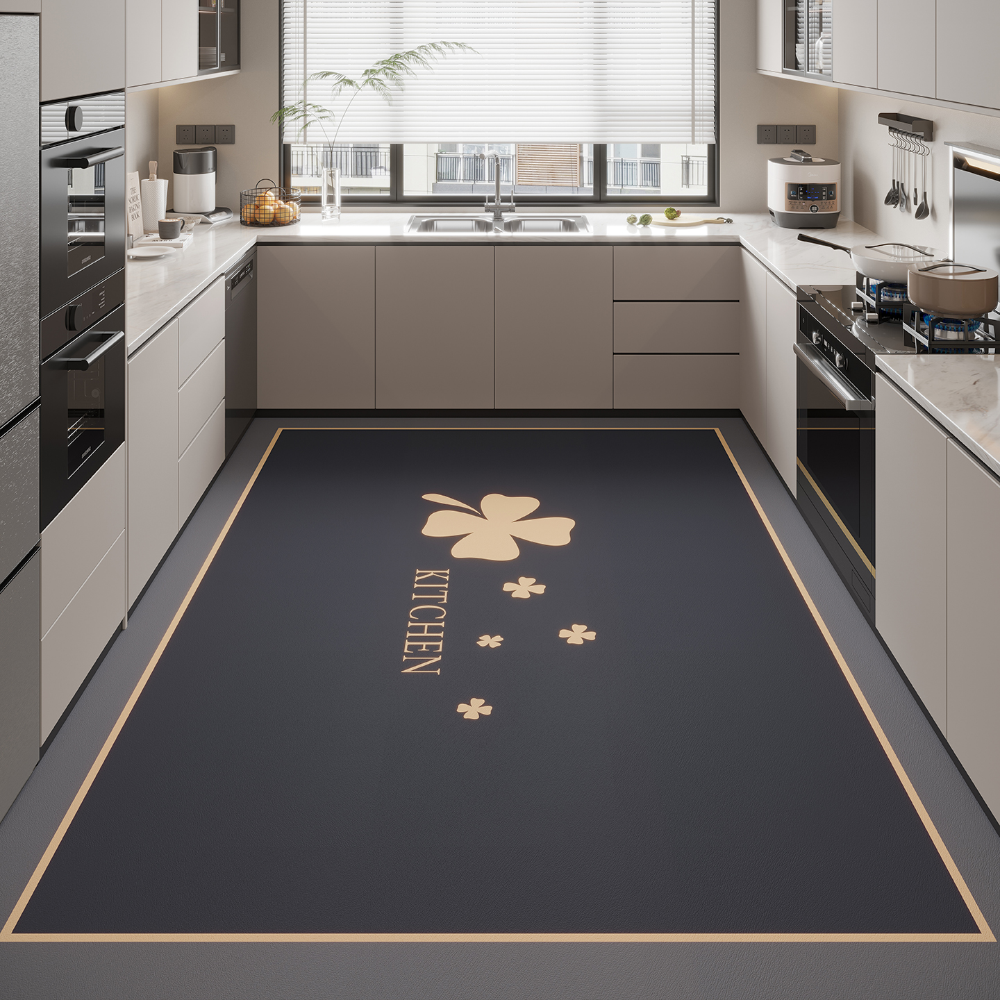 耐脏吸水吸油防滑可手洗