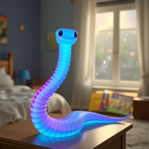 3d打印蛇关节可活动3D蝰蛇手办摆件动物模型儿童生日礼物可动