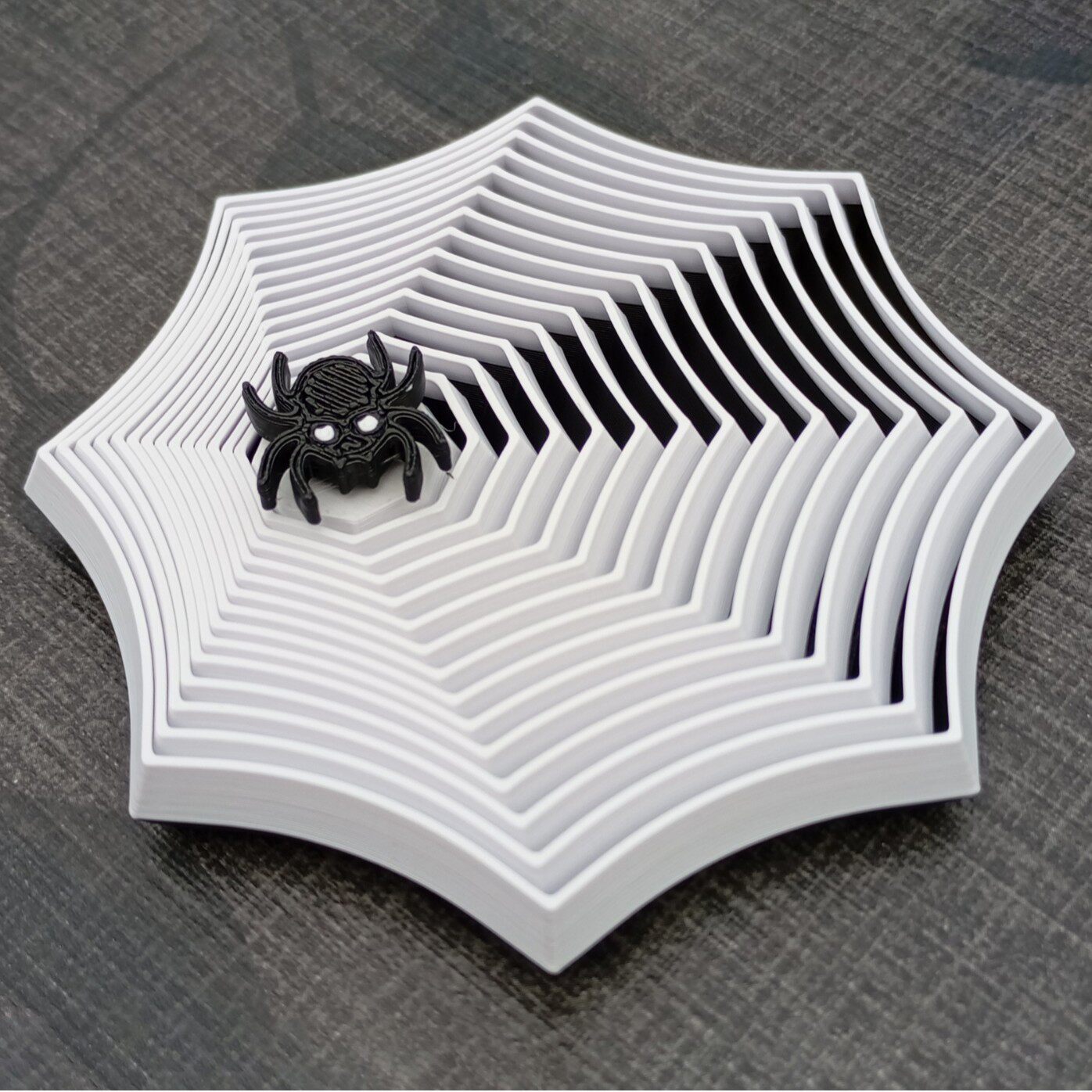 跨境Fractal Fidget Toy Octagon Star 蜘蛛扭曲网解压3d打印