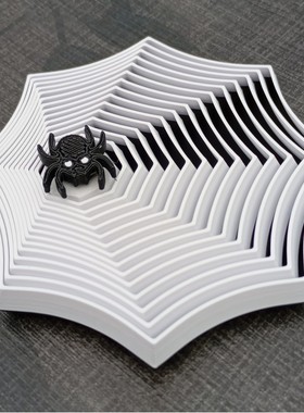 跨境Fractal Fidget Toy Octagon Star 蜘蛛扭曲网解压3d打印