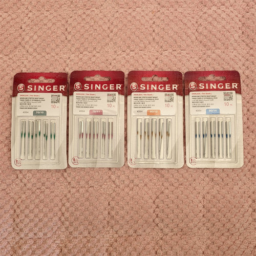 胜家老款家用多功能包缝机细柄针