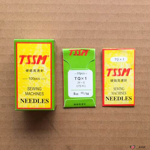 tssm工业用钉扣机针 打扣机针 四眼订扣机针TQ×1 TQ×7平扣车针