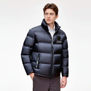 防水轻量保暖户外男士 800蓬松 厚羽绒服F935 90白鸭绒 进口塔夫绸