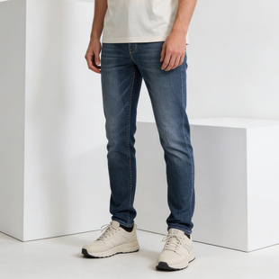 直筒裤 磨砂质感 Y2338 男士 空调牛仔裤 含天丝醋纤 品牌原单春夏季