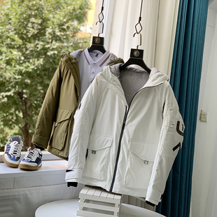 时尚 冬季 男女士休闲连帽羽绒服外套F963 高膨松保暖 90白鸭绒