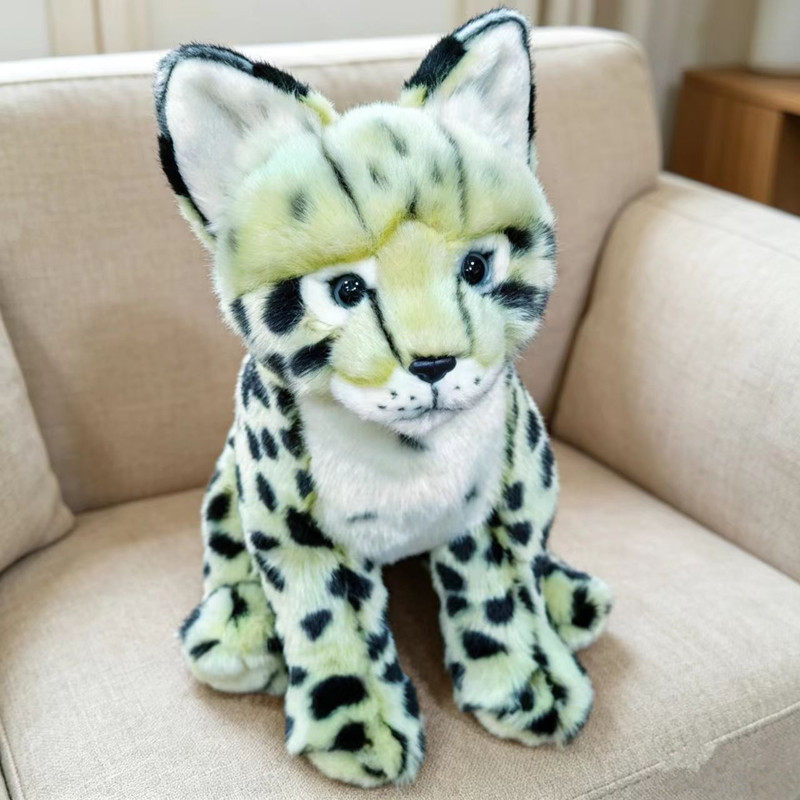 仿真坐姿薮猫公仔玩偶抱枕可爱薮猫玩偶毛绒玩具礼物