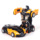 Игрушечная машинка-трансформер robot boy toy car, деформируемая одной кнопкой, ударная трансформация модели игрушечного автомобиля в детскую инерционную машину mini 2
