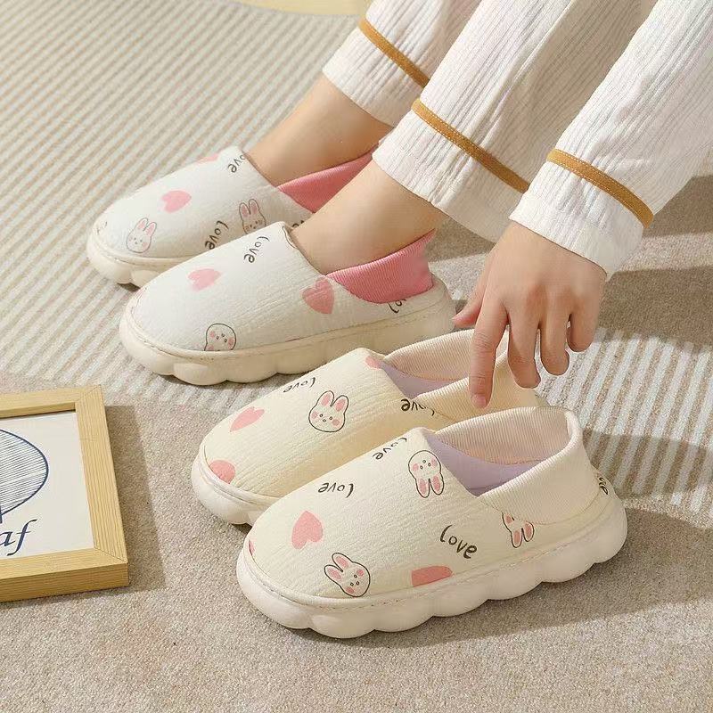 月子鞋软底防滑包跟加厚底居家室内鞋棉拖春秋冬季孕妇鞋子孕产妇