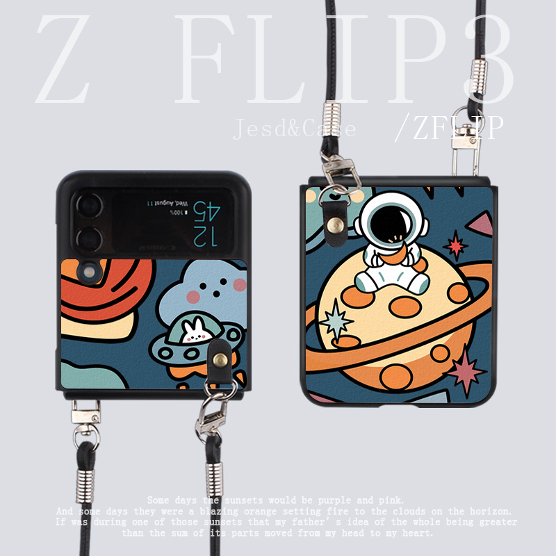 Samsung/三星zflip3仿皮创意