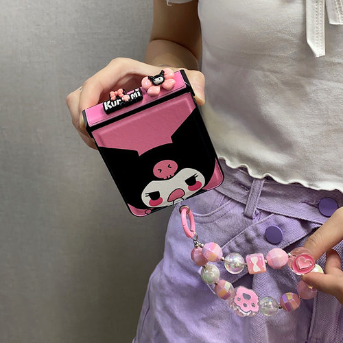 OPPOFindN2Flip皮纹手链手机壳