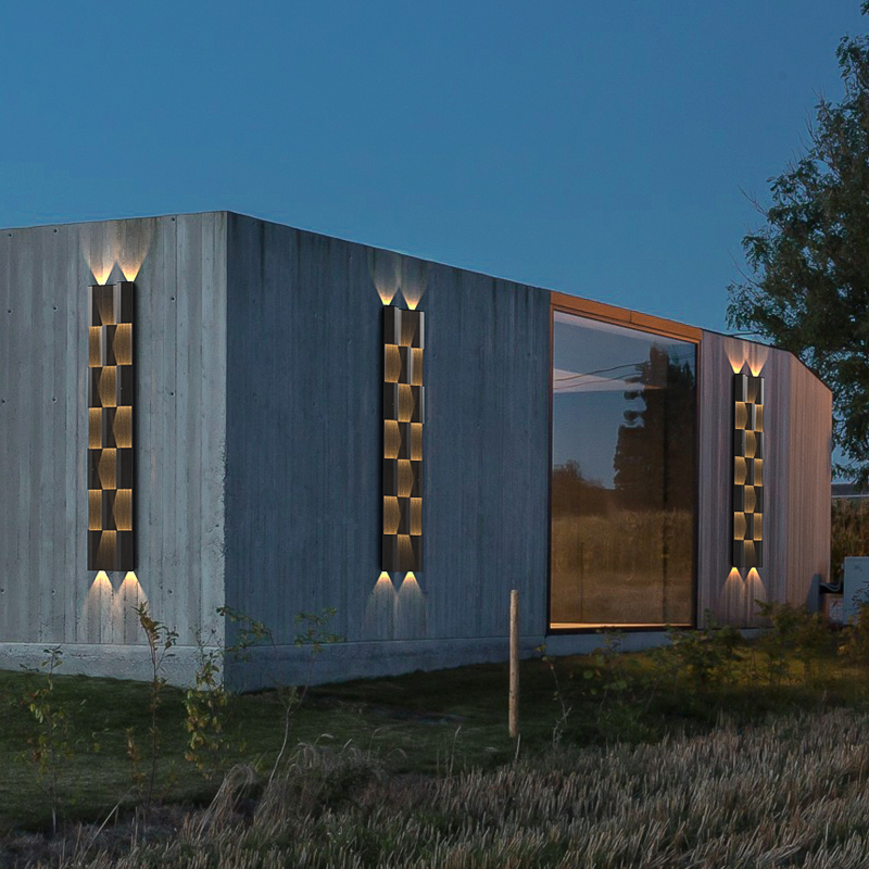 户外壁灯防水别墅庭院背景墙太阳能室外J玄关墙外墙灯墙面装饰景