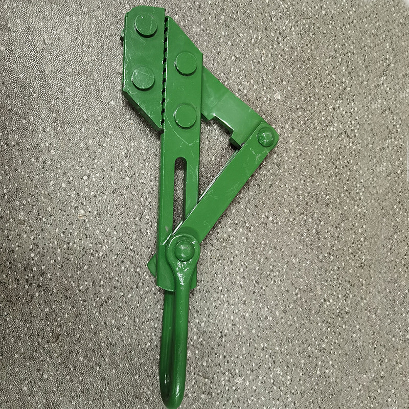 铁丝夹线器平口钢丝线夹上海式卡线器大棚细钢丝绳铁丝紧线夹头