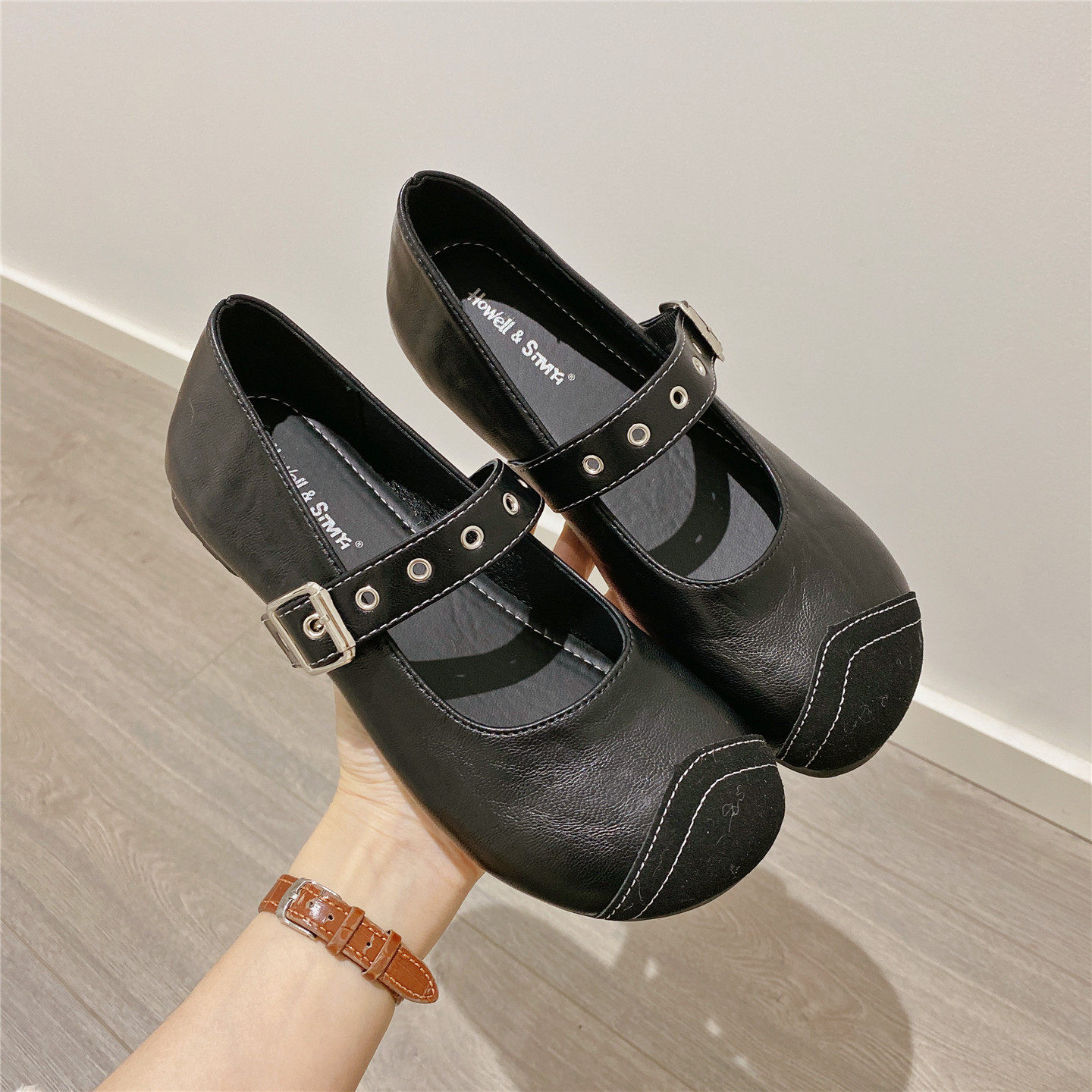 复古玛丽珍鞋搭扣软底单鞋女2026春季新款韩版平底浅口豆豆鞋女鞋,女鞋,浅口单鞋,淘宝优惠券,粉丝福利购,淘宝优惠卷