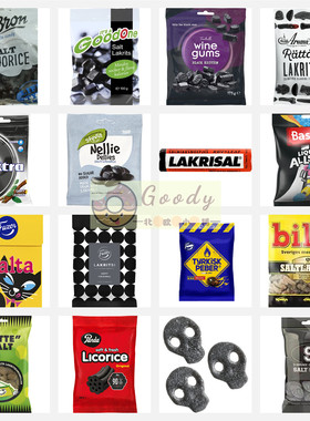 现货/直邮瑞典lakrit甘草糖果茴香大料搞怪盐咸办公室新奇趣零食