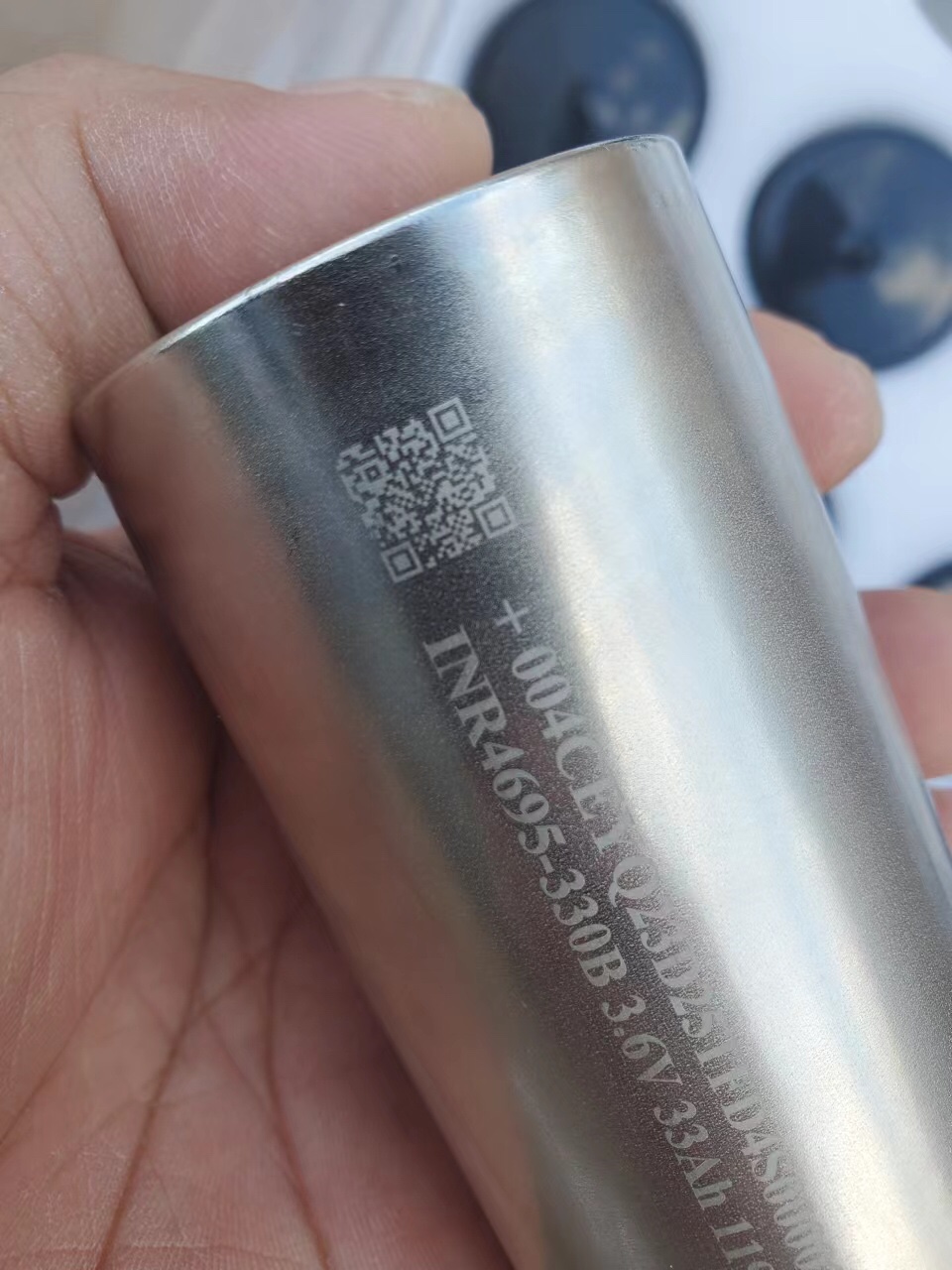 全新A品比克4695-330B-33AH三元电池，比克33安46950圆柱