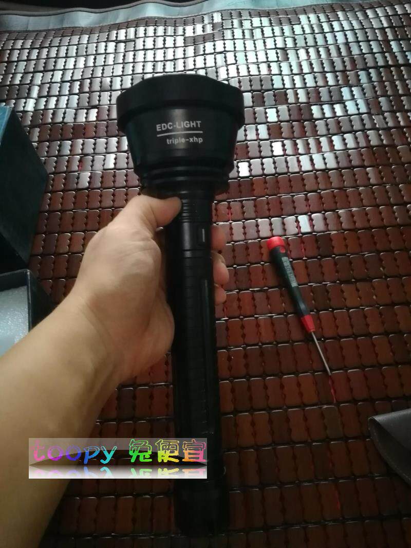 BTU 가죽 선택 3개 헤드 XHP50 U2 T6 3개 리튬 쉘 키트 + 원래 회로 별도 쉘