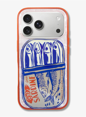 现货 美国Sonix沙丁鱼 意大利面和葡萄酒 磁吸 MagSafeiPhone17Pro/Max16手机壳
