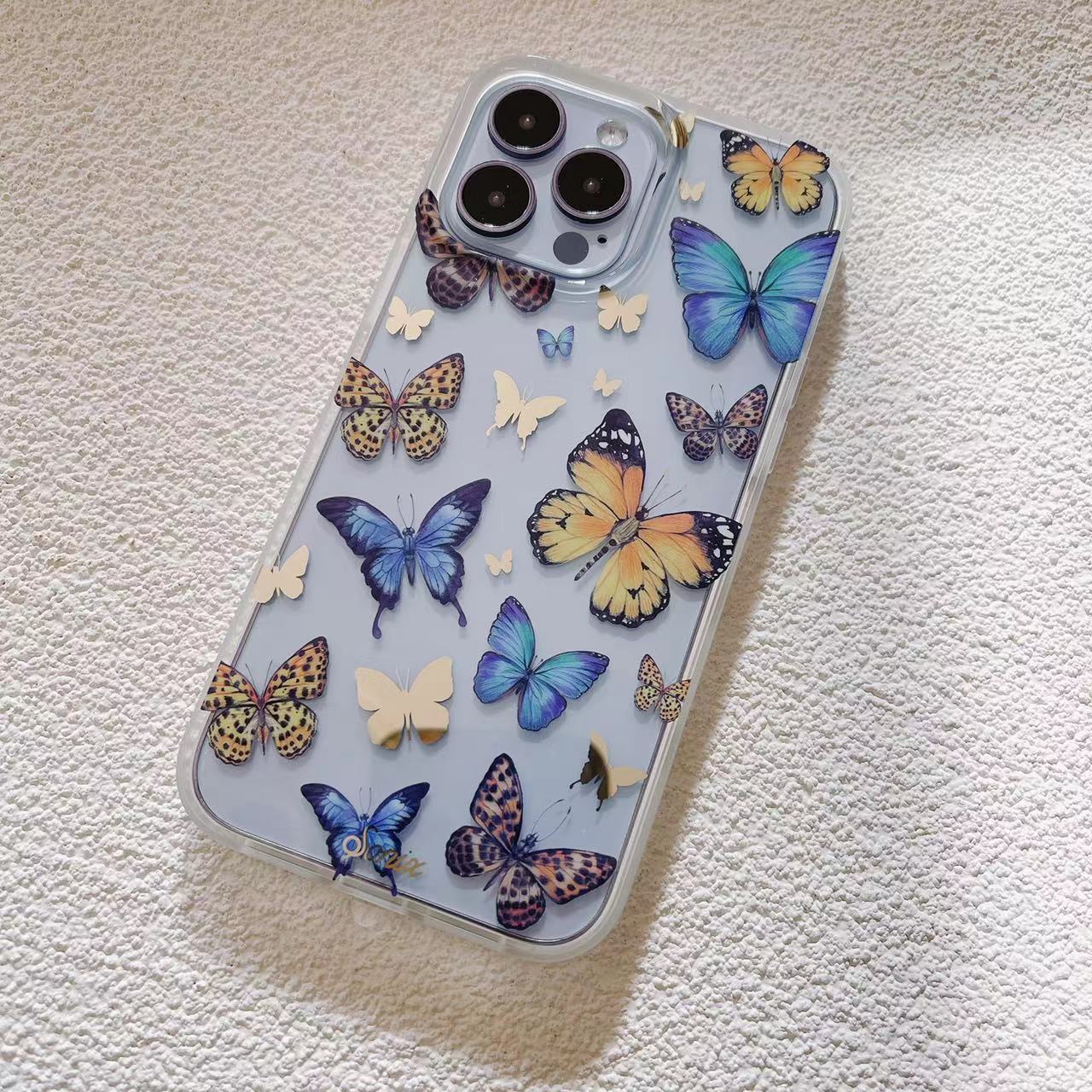 现货 美国sonix 蝴蝶iphone13promax/12mini透明全包苹果手机壳