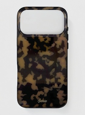 现货 美国Sonix棕色玳瑁苹果15/16手机壳iPhone17ProMax防摔Air豹纹