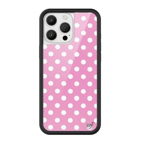 Wildflower17粉红波点手机壳