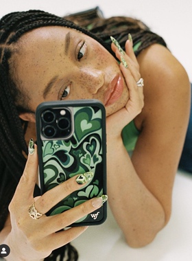 美国wildflower适用iPhone13ProMax12Mitchell Green防摔WF手机壳