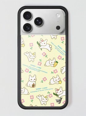wildflower浅黄联名小兔WF手机壳