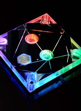 Bitspower BPTA 115X CPU水冷头 微水道散热器 BPTA-CPUMS-DRGB