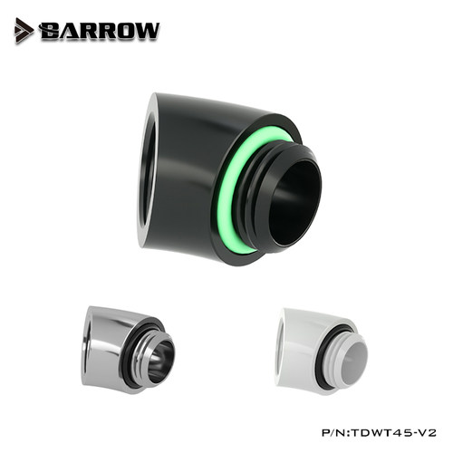 Barrow45度转接座45度弯头