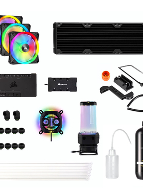 美商海盗船CORSAIR  XH305I RGB PRO单CPU水冷散热支持AM5/1851