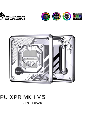 Bykski CPU-XPR-MK-I/M-V5 CPU水冷头支持Intel /AMD 0.2喷射水道